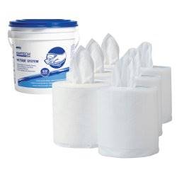 Kimtech Prep Wettask Task Wipe White NonSterile Spulace 12 X 12-1/2 Inch Disposable, 06211 - CASE OF 540