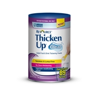 Resource ThickenUp Clear Food Thickener, 4.4 Ounce, Unflavored, by Nestle - Case of 12