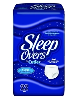 Sleep Overs Underwear Diaper, XL, EXTRA LARGE, Heavy Absorbency, SLP05303 - Case of 88