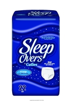 Sleep Overs Underwear Diaper, YOUTH / EX-LARGE, Heavy Absorbency, SLP05303 - Pack of 22