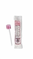 Toothette Oral Swabstick, Unflavored, Pink, Untreated, Foam Tip, 5602UT - Pack of 250