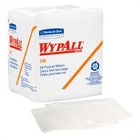 WypAll L40 Task Wipe Light Duty White NonSterile Double Re-Creped 12 X 12-1/2 Inch Disposable, 05701 - Pack of 56