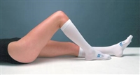 TED Anti Embolism Stockings, Knee-High Hose, Large, Long, White Inspection Toe, 7594