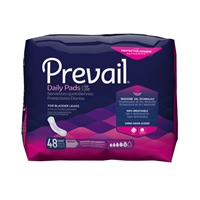 Prevail Bladder Control Pad, 11 Inch, Heavy Absorbency, PV-916/1 - Pack of 48