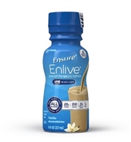 Ensure Enlive Nutritional Shake (Previously Ensure Complete), Vanilla, 8 Ounce Bottle, Abbott 64286 - Case of 24