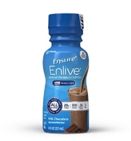 Ensure Enlive Nutritional Shake, Chocolate, 8 Ounce Bottle, Abbott 64283