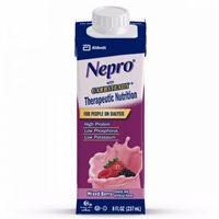 NePro Therapeutic Nutrition, Mixed Berry, 8 Ounce Carton, with Carb Steady, Abbott 64796