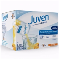 Juven Orange Arginine / Glutamine Supplement Powder, 0.97 Ounce Individual Packet - Box of 30