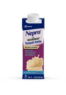 NePro Homemade Vanilla 8 Ounce Carton, with Carb Steady, Abbott 64803