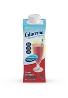 Glucerna Creamy Strawberry Shake, 8 Ounce Recloseable  Carton, Abbott 64925 - Case of 24