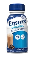 Ensure Original Coffee Latte Flavor 8 oz. Bottle Ready to Use, 57237 - EACH