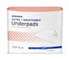 Low Air Loss Underpad, McKesson, Breathable 23 X 36 Inch Disposable Fluff / Polymer Heavy Absorbency, UPHV2336 - Case of 60