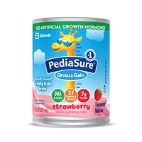 PediaSure Strawberry, Grow & Gain, 8 Ounce Can, Abbott 51880, 67525 - Case of 24