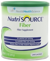 Nutrisource Fiber Powder, 7.2 Ounce Can, Unflavored, Fiber Supplement - 1 Each