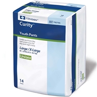 Curity Youth Pants Underwear, Large / Ex-Large, Heavy Absorbency Pull On, 70074A - Case of 56