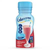Glucerna Shake Creamy Strawberry Flavor 8 oz. Bottle Ready to Use, 57807 - Sold by: Pack of One