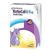 KetoCal 4:1 Formula, Vanilla, 237 ml., Liquid Nutrition Supplement, 118796 - Case of 27