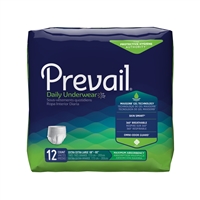 Prevail Extra Absorbency Underwear, 2X-LARGE, Maximum Absorbency Pull On, PV-517 - Pack of 12
