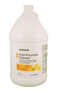 Multi-Enzymatic Instrument Detergent, McKesson, Liquid 1 gal. Jug Eucalyptus Spearmint Scent, 53-28501 - Sold by: Pack of One
