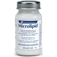 Microlipid Oral Supplement, Unflavored, 3 Ounce Bottle, Ready to Use - Case of 48