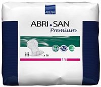 Abena Abri-San Premium Liner Pad, # 11, 27.5 Inch, 9389 - Pack of 16
