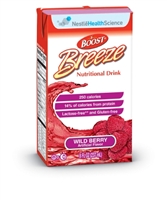 Boost Breeze Wild Berry, 8 Ounce, Nutritional Supplement by Nestle - Case of 27
