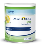 Nutrisource Fiber Powder, 7.2 Ounce Can, Unflavored, Fiber Supplement - Case of 4 Cans