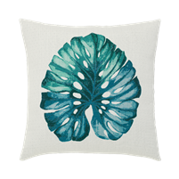 Elaine Smith Leaf 22 x 22 Outdoor Pillow