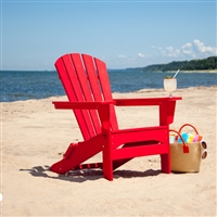 Polywood Palm Coast Folding Adirondack Chair