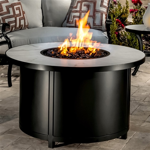 OW Lee Capri Chat 42 Round Fire Pit