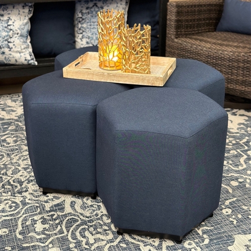 Peak Season Reilly Upholstered Pouf