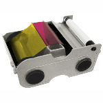 Fargo DTC4000/DTC400/DTC4250E EZ 5-Panel Full-Color (YMCKO) Ribbon Cartridge Graphic