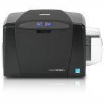 Fargo DTC1000Me Monochrome ID Card Printer with Ethernet Graphic