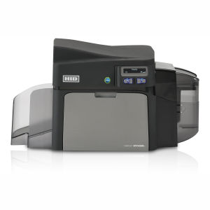 Fargo DTC4250e Single-Sided Color ID Card Printer with Ethernet and MSE and Laminator and Smart Card Encoder Graphic