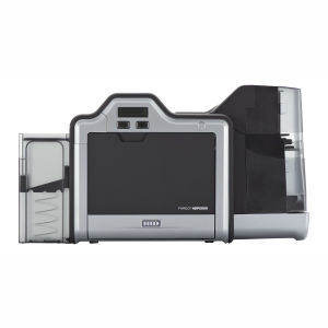 Fargo HDP5000 Dual-Sided, W Single LAM, iCLASS, MIFARE/DESfire Contact and Contactless Encoder, OmniKey 5122D Graphic