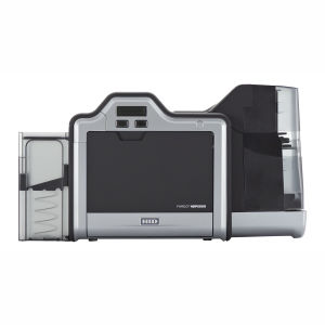 Fargo HDP5000 Dual-Sided, W Dual LAM, iCLASS, MIFARE/DESfire Contact and Contactless Encoder, OmniKey 5122D Graphic