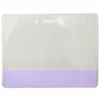 Brady Badge Holder, Horizontal Locking Plastic Prox Card Holder, Clear, MOQ 50, Priced BY Pack Graphic