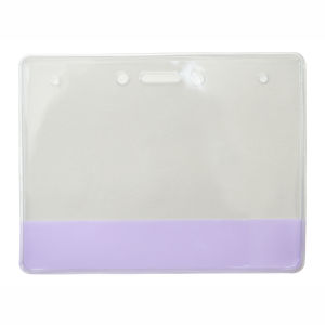Brady Badge Holder, Horizontal Locking Plastic Prox Card Holder, Clear, MOQ 50, Priced BY Pack Graphic