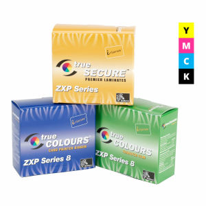 Zebra ZXP 8/ZXP 9 i-Series 6-Panel (YMCKKI) Color Ribbon Graphic