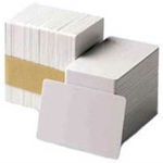 Datacard Blank White PVC Cards with Hi-Co Mag Stripe Graphic