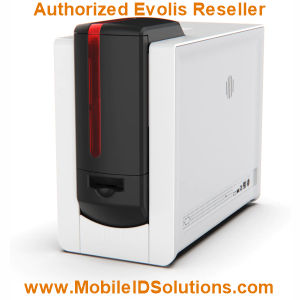 Evolis Single-Sided Retransfer Color ID Card Printer - Contactless Graphic