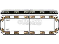 12-00001-E LIGHTBAR (LED AMBER)