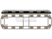 12-00002-E LIGHTBAR (LED AMBER)