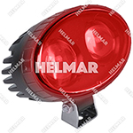 61237R SPOT LIGHT (RED LED 10-80 VOLT)