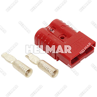 6802G1 CONNECTOR W/CONTACTS (SB120 #2 RED)