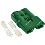E6343G1 HOUSING W/CONTACTS (SBE320 2/0 GREEN)