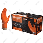 GLV-4424 ORANGE NITRILE NO POWDER (XL)