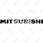 H-MITSUBISHI UNIVERSAL STICKER MITSUBISHI