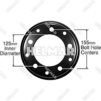 R600-4 STEEL RIM ASSEMBLY