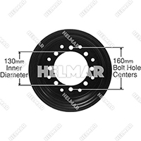 R650-1 STEEL RIM ASSEMBLY